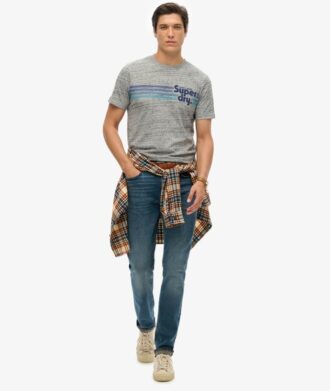 T-shirt Terrain με ριγέ λογότυπο