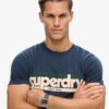 T-shirt Terrain με ριγέ λογότυπο T-shirt Terrain με ριγέ λογότυπο