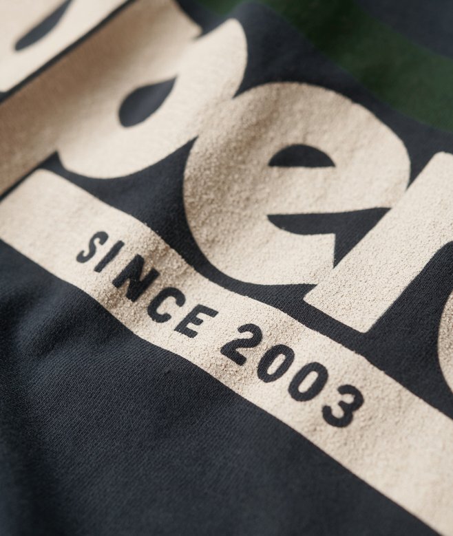 T-shirt Terrain με ριγέ λογότυπο T-shirt Terrain με ριγέ λογότυπο