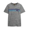 T-shirt Terrain με ριγέ λογότυπο