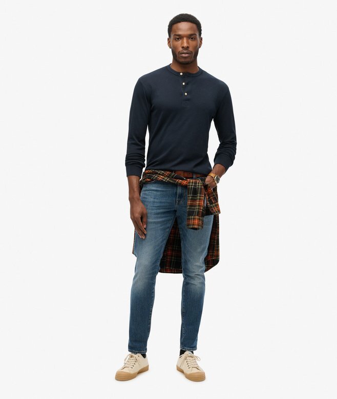 The Merchant Store – Jersey Henley Top The Merchant Store – Jersey Henley Top