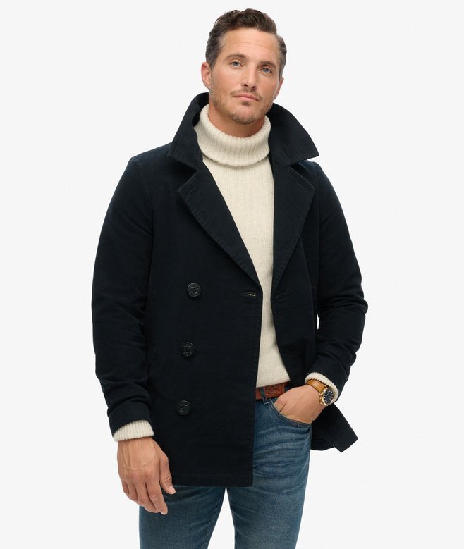 The Merchant Store – Μπουφάν Moleskin Pea Coat The Merchant Store – Μπουφάν Moleskin Pea Coat