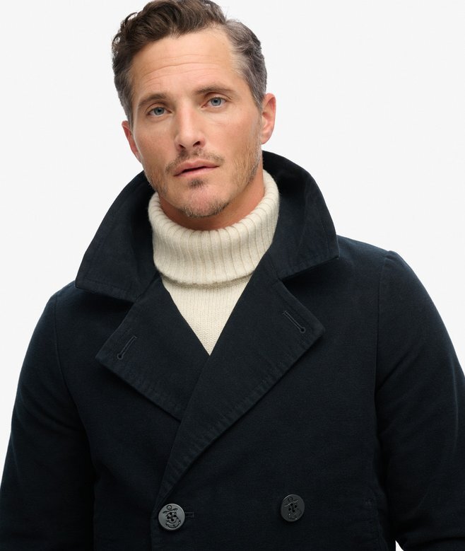 The Merchant Store – Μπουφάν Moleskin Pea Coat The Merchant Store – Μπουφάν Moleskin Pea Coat