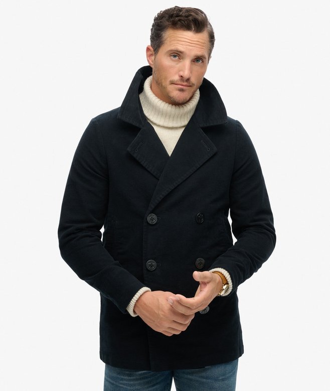 The Merchant Store – Μπουφάν Moleskin Pea Coat The Merchant Store – Μπουφάν Moleskin Pea Coat
