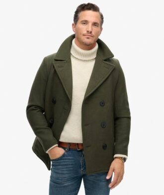 The Merchant Store – Παλτό Pea Coat από μείγμα μαλλιού The Merchant Store – Παλτό Pea Coat από μείγμα μαλλιού