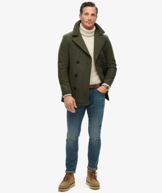 The Merchant Store – Παλτό Pea Coat από μείγμα μαλλιού The Merchant Store – Παλτό Pea Coat από μείγμα μαλλιού