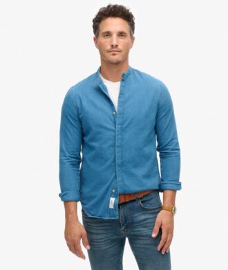The Merchant Store – Πουκάμισο Henley Indigo