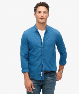 The Merchant Store – Πουκάμισο Henley Indigo