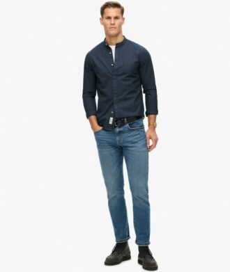 The Merchant Store – Πουκάμισο Henley Indigo