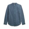 The Merchant Store – Πουκάμισο Henley σε χρώμα ινδigo The Merchant Store – Πουκάμισο Henley σε χρώμα ινδigo