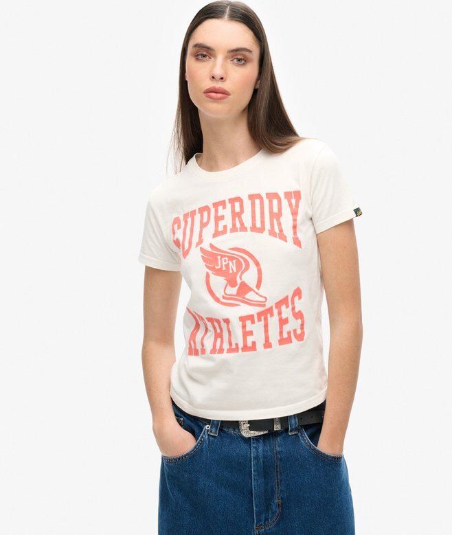 Varsity Flocked Fitted T-Shirt Varsity Flocked Fitted T-Shirt