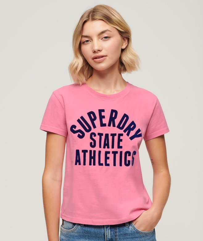 Varsity Flocked Fitted T-Shirt Varsity Flocked Fitted T-Shirt