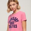 Varsity Flocked Fitted T-Shirt Varsity Flocked Fitted T-Shirt