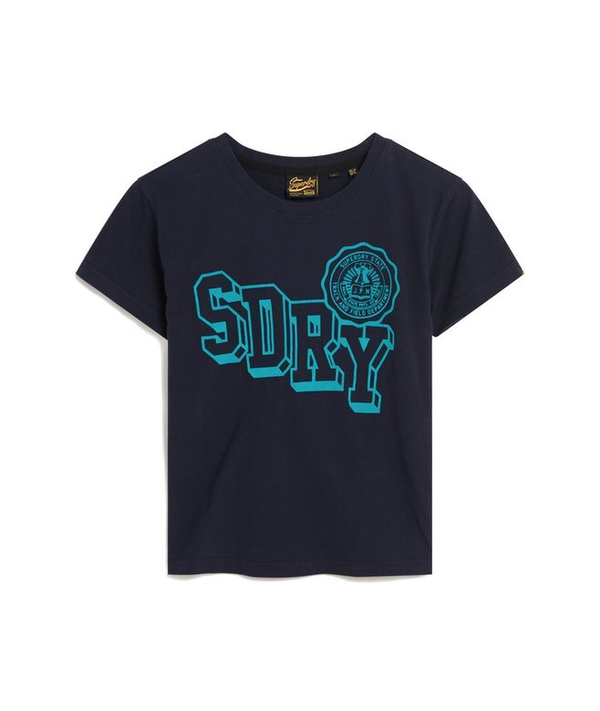 Varsity Flocked Fitted T-Shirt Varsity Flocked Fitted T-Shirt