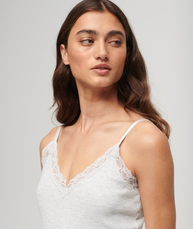 Βασική μπλούζα με δαντέλα από Organic Cotton Βασική μπλούζα με δαντέλα από Organic Cotton