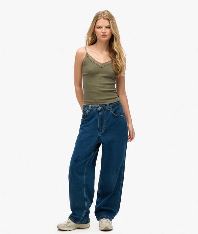 Βασική μπλούζα με δαντέλα από Organic Cotton Βασική μπλούζα με δαντέλα από Organic Cotton