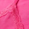 Βασική μπλούζα με δαντέλα από Organic Cotton Βασική μπλούζα με δαντέλα από Organic Cotton