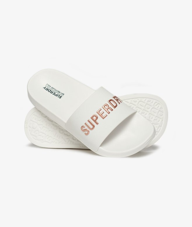 Vegan Logo Pool Sliders Vegan Logo Pool Sliders