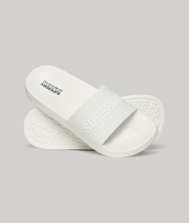 Vegan Logo Pool Sliders Vegan Logo Pool Sliders