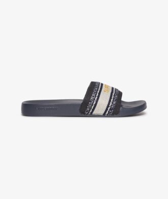 Vegan Webbing Pool Sliders