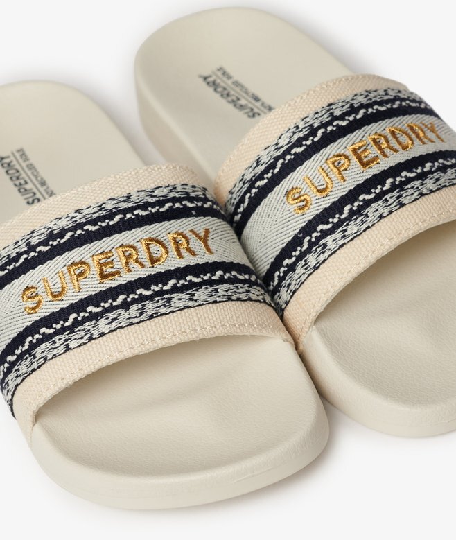 Vegan Webbing Pool Sliders Vegan Webbing Pool Sliders