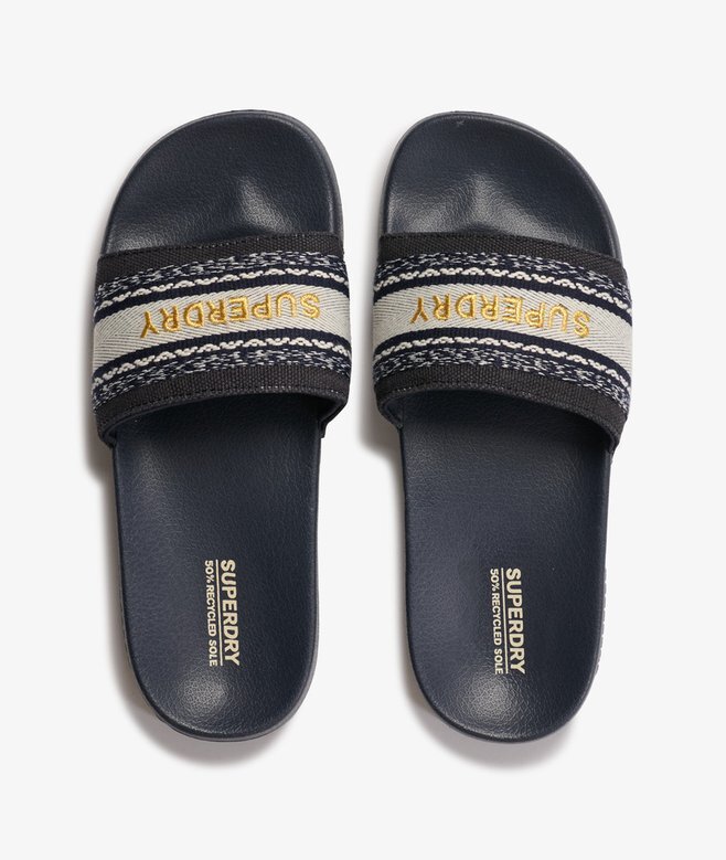 Vegan Webbing Pool Sliders Vegan Webbing Pool Sliders