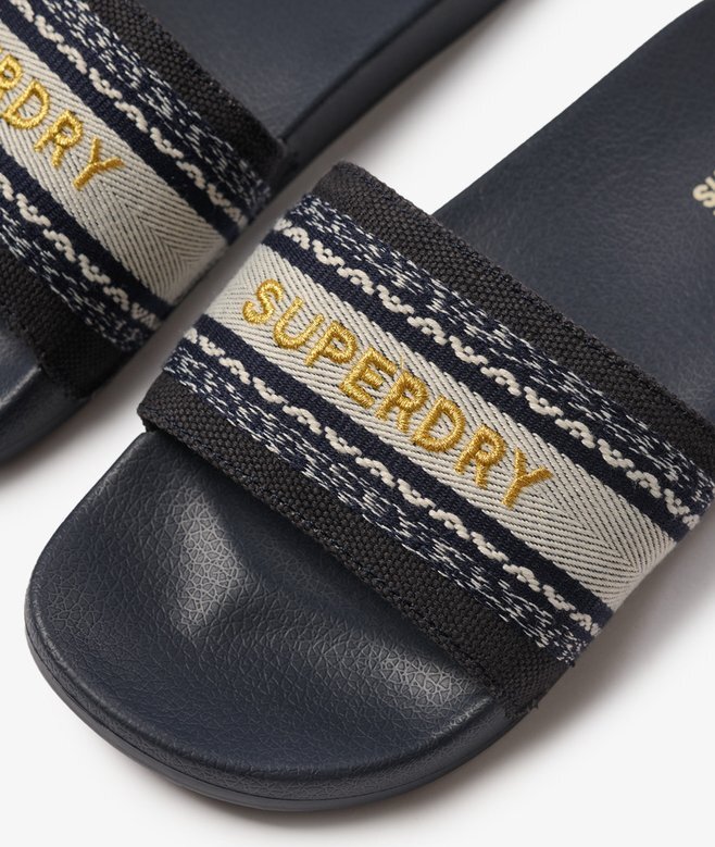 Vegan Webbing Pool Sliders Vegan Webbing Pool Sliders
