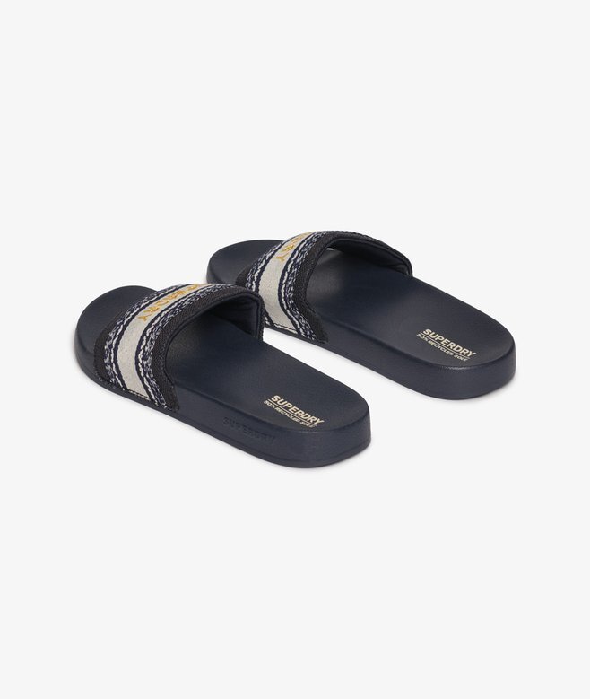 Vegan Webbing Pool Sliders Vegan Webbing Pool Sliders