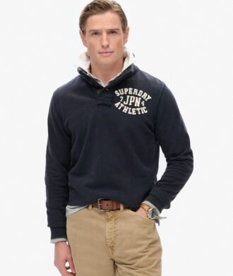 Vintage Athletic Half Button Φούτερ