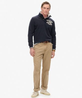 Vintage Athletic Half Button Φούτερ
