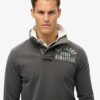Vintage Athletic Half Button Φούτερ