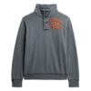 Vintage Athletic Half Button Φούτερ