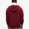 Vintage Athletic Zip Φούτερ με κουκούλα