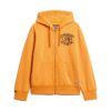 Vintage Athletic Zip Φούτερ με κουκούλα