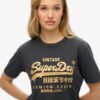 Vintage Logo Metallic Relaxed T-Shirt