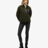 Vintage Retro Half Zip Fleece Jumper