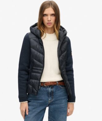 Υβριδικό μπουφάν Storm Knit Hooded με κουκούλα Υβριδικό μπουφάν Storm Knit Hooded με κουκούλα