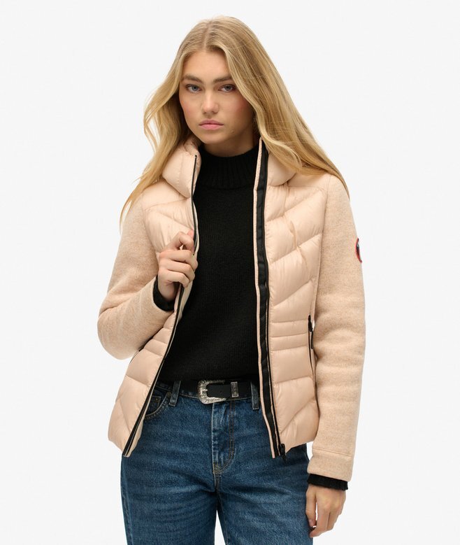 Υβριδικό μπουφάν Storm Knit Hooded με κουκούλα Υβριδικό μπουφάν Storm Knit Hooded με κουκούλα