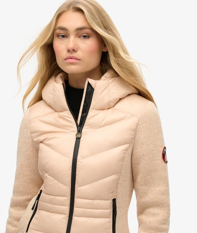 Υβριδικό μπουφάν Storm Knit Hooded με κουκούλα Υβριδικό μπουφάν Storm Knit Hooded με κουκούλα
