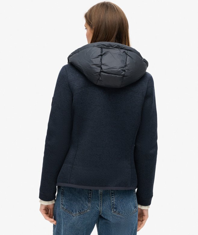 Υβριδικό μπουφάν Storm Knit Hooded με κουκούλα Υβριδικό μπουφάν Storm Knit Hooded με κουκούλα